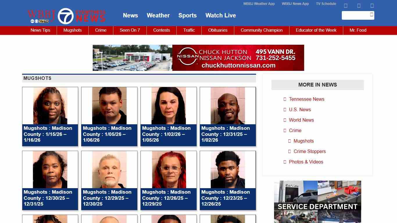 Mugshots - WBBJ TV